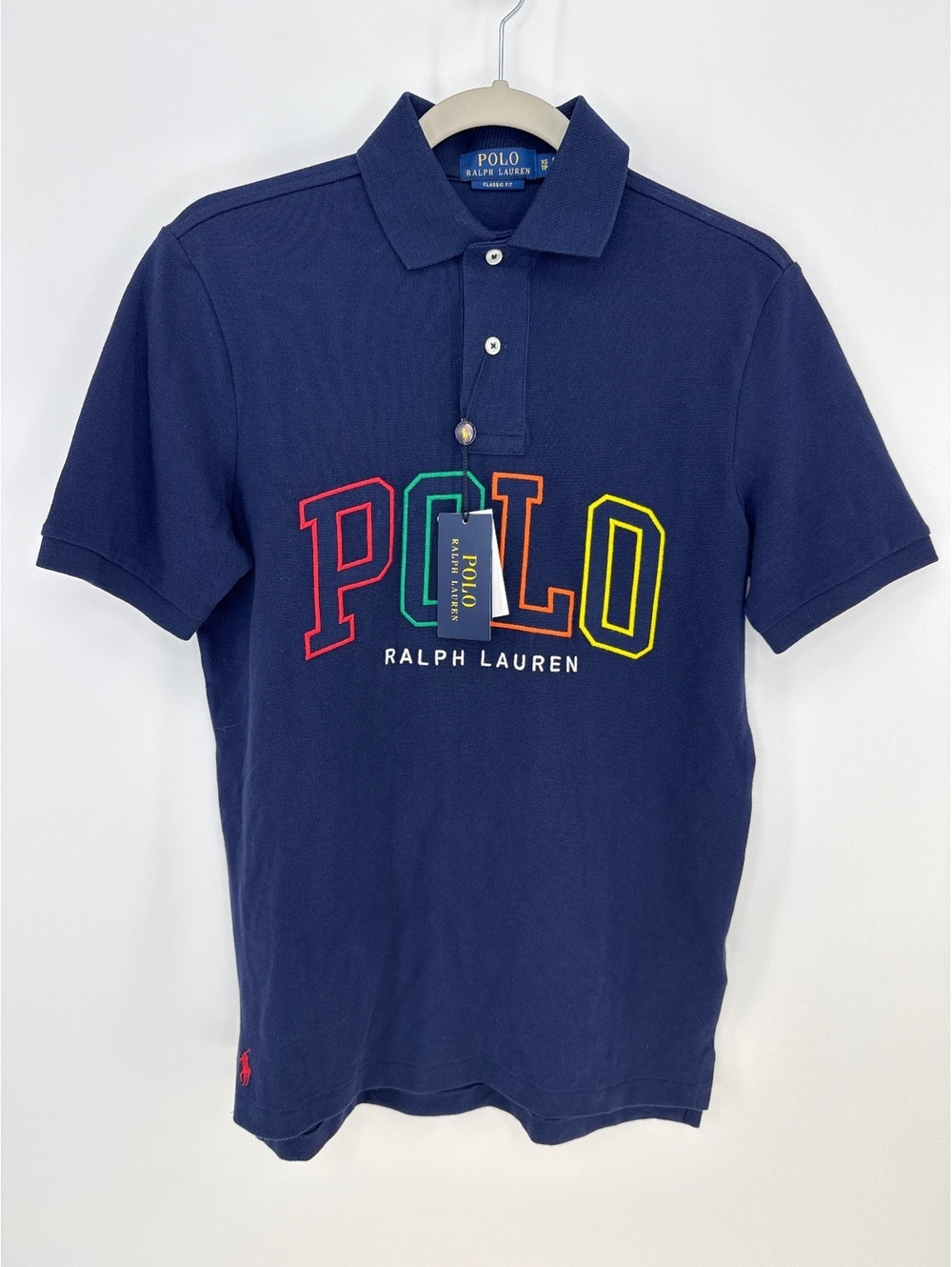 Polo Ralph Lauren Classic Fit Navy Blue Polo Shirt XS